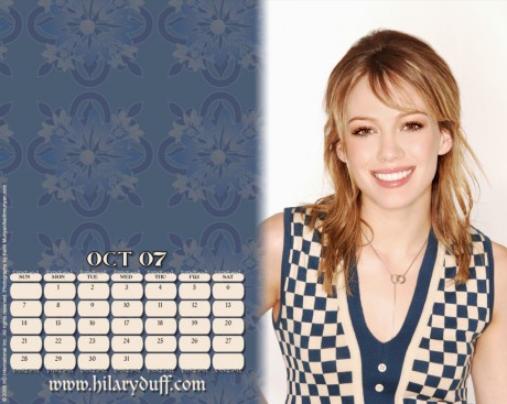 2007 Hilary Duff Official Calendar 10.jpg