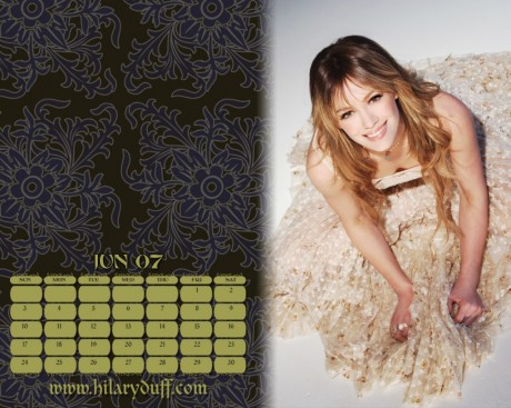 2007 Hilary Duff Official Calendar 6.jpg